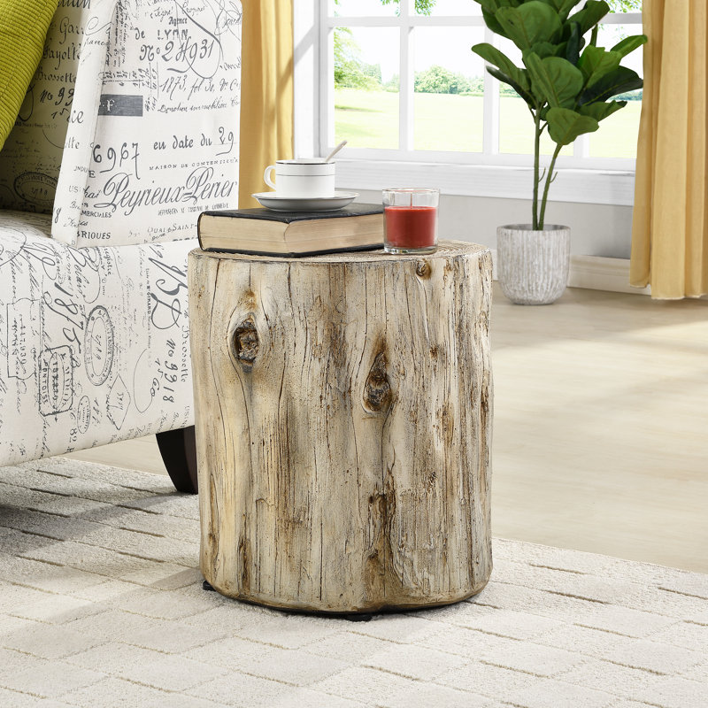 Loon Peak® Gosnold Tree Stump End Table & Reviews Wayfair